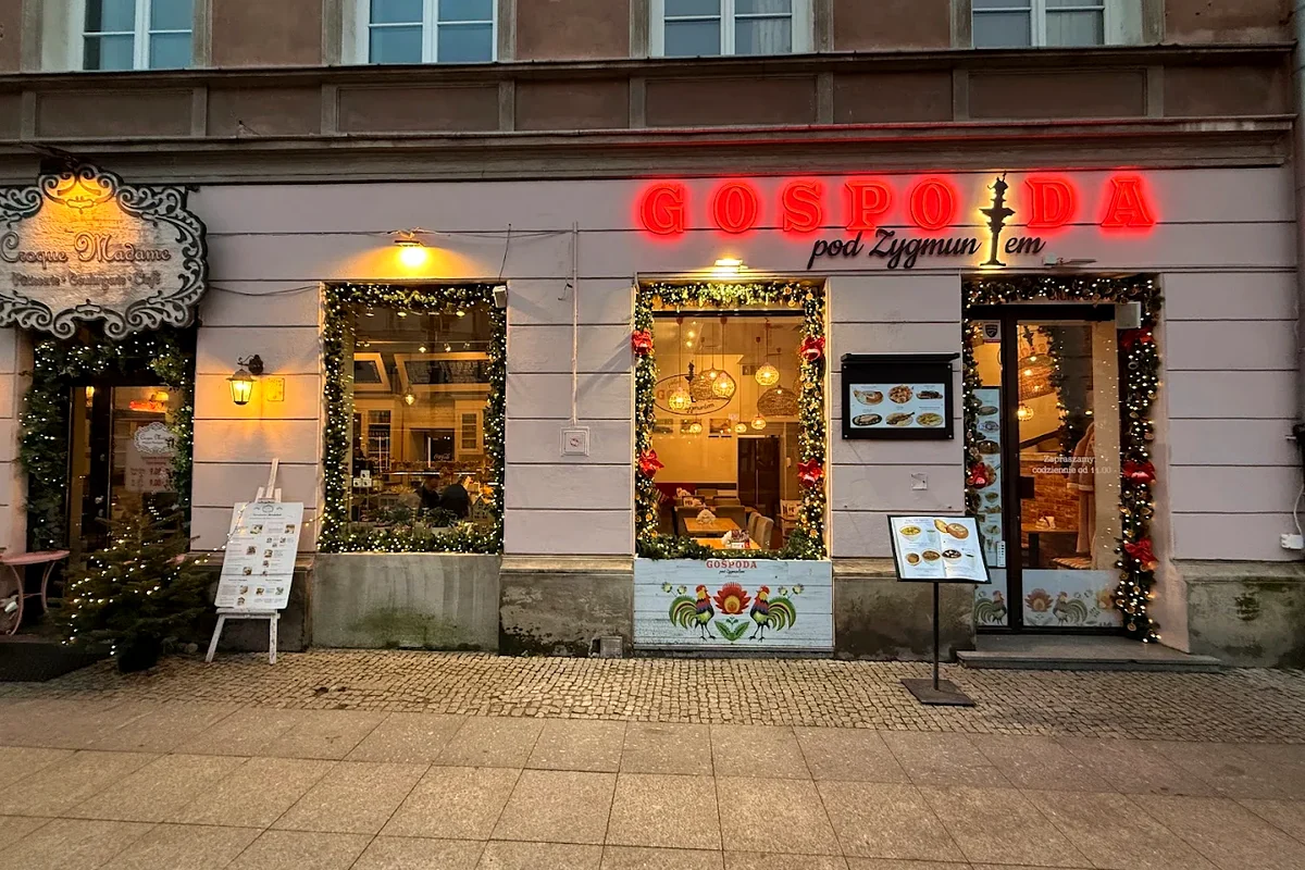 Gospoda pod Zygmuntem — Świętojańska 15, Polish restaurant in Old Town, Warsaw