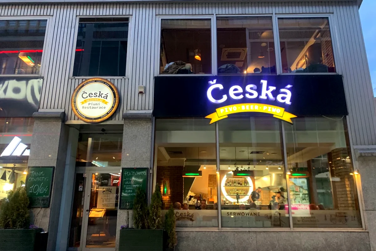 ČESKÁ Beer Restaurant, Czech restaurant in Śródmieście Północne, Warsaw